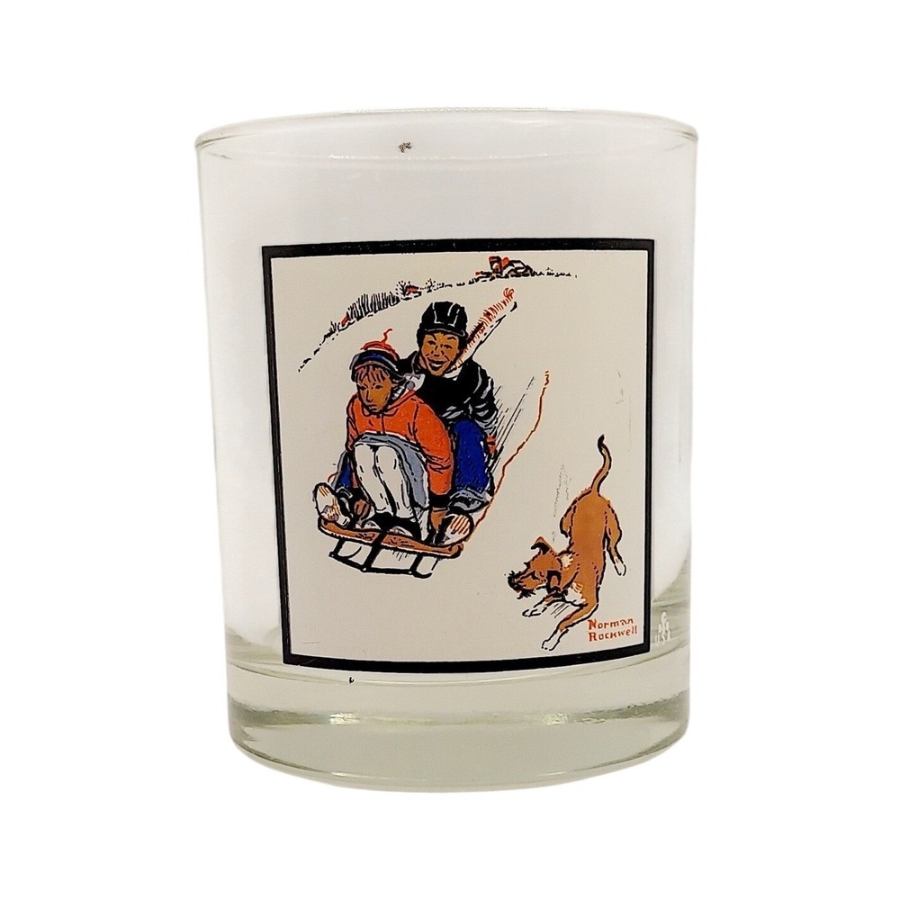 1979 Arby's Pepsi Norman Rockwell's Downhill Daring Glass